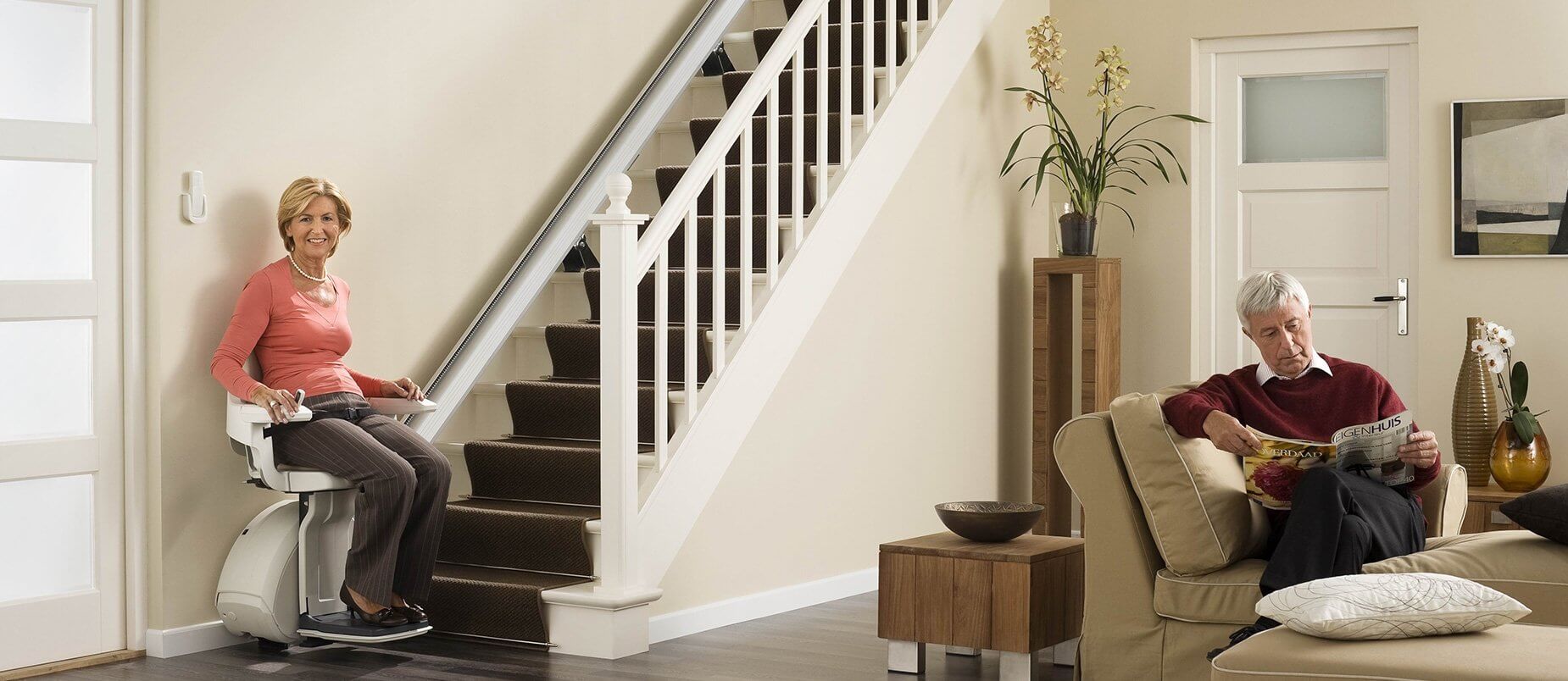 düz merdiven asansörü